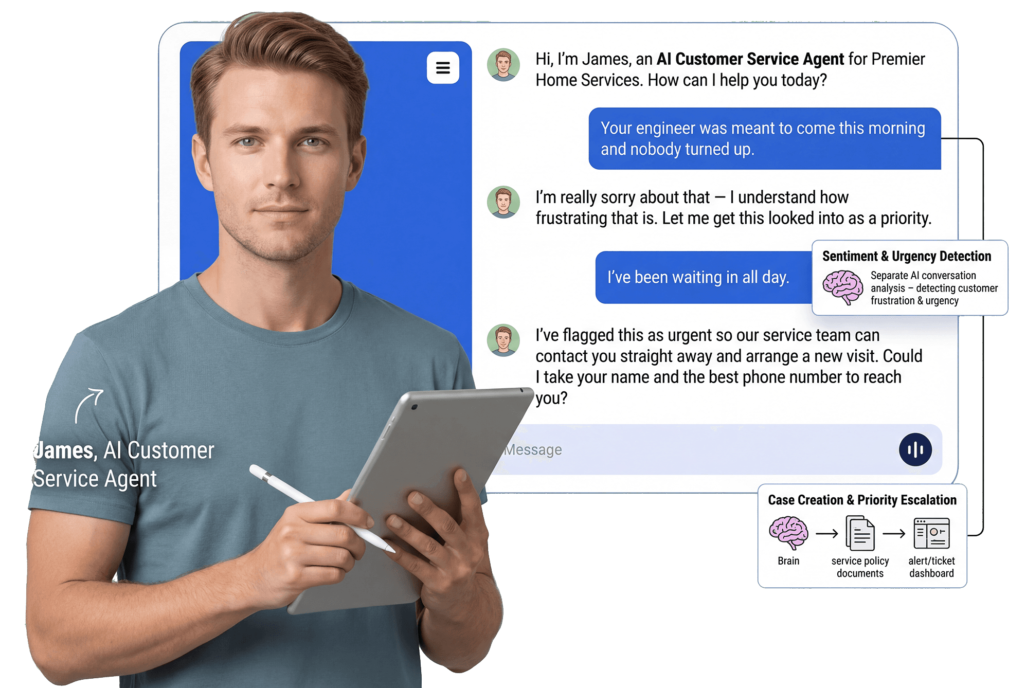 James — AI Customer Service Agent